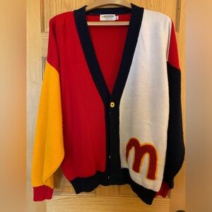 Authentic McDonald’s Sweater Cardigan